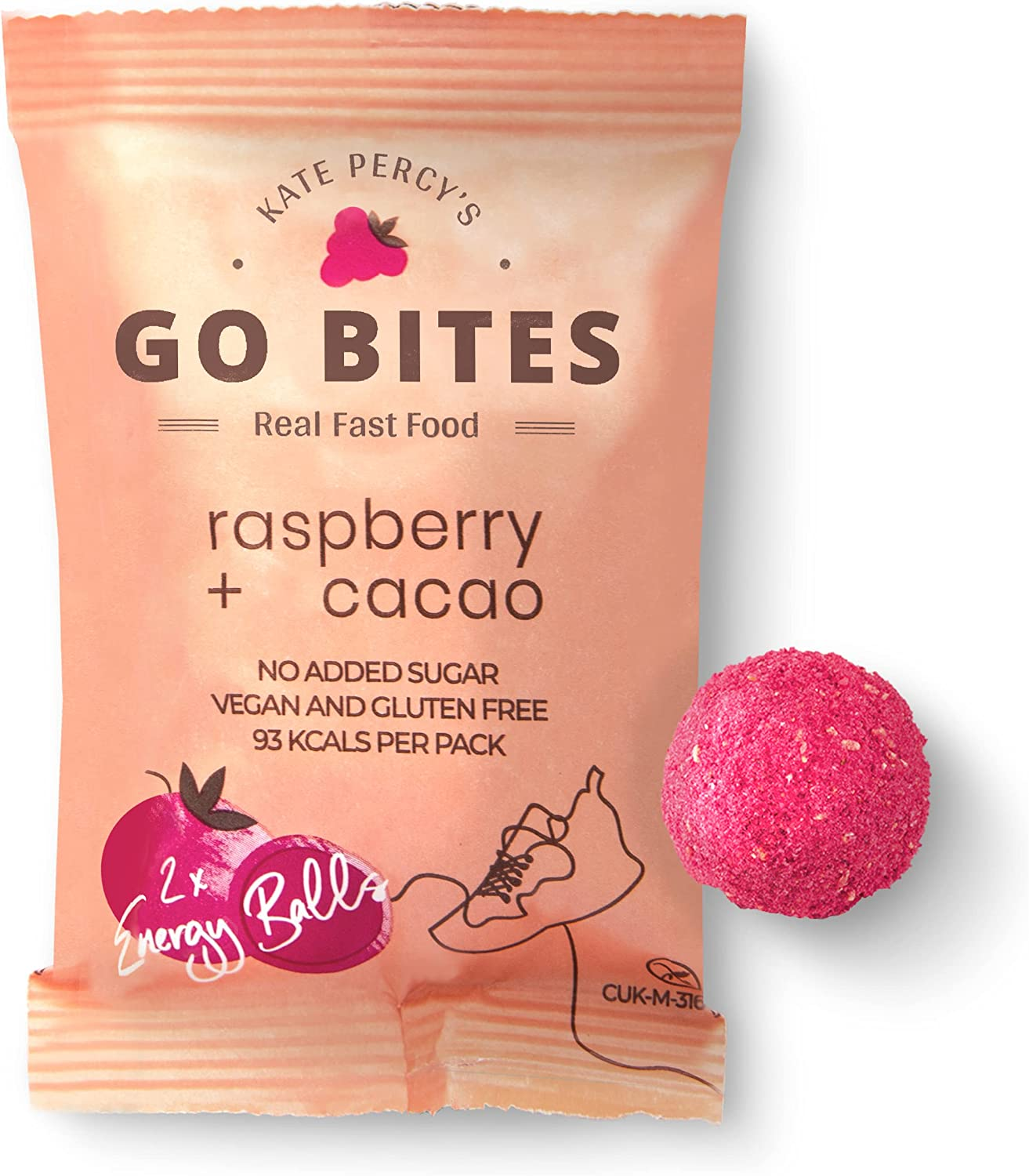 Kate Percy's GO BITES® Raspberry + Cacao