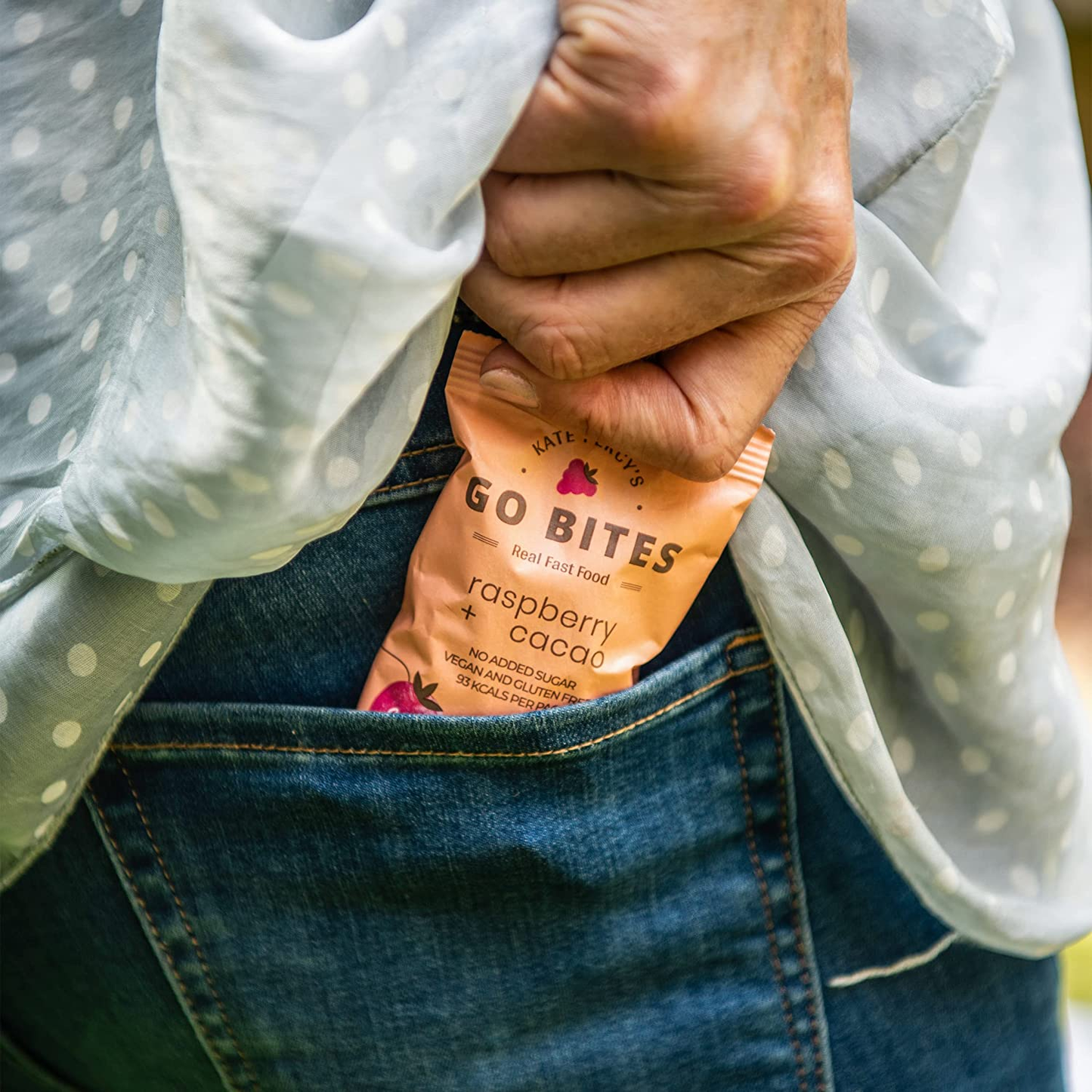 Kate Percy's GO BITES® Raspberry + Cacao