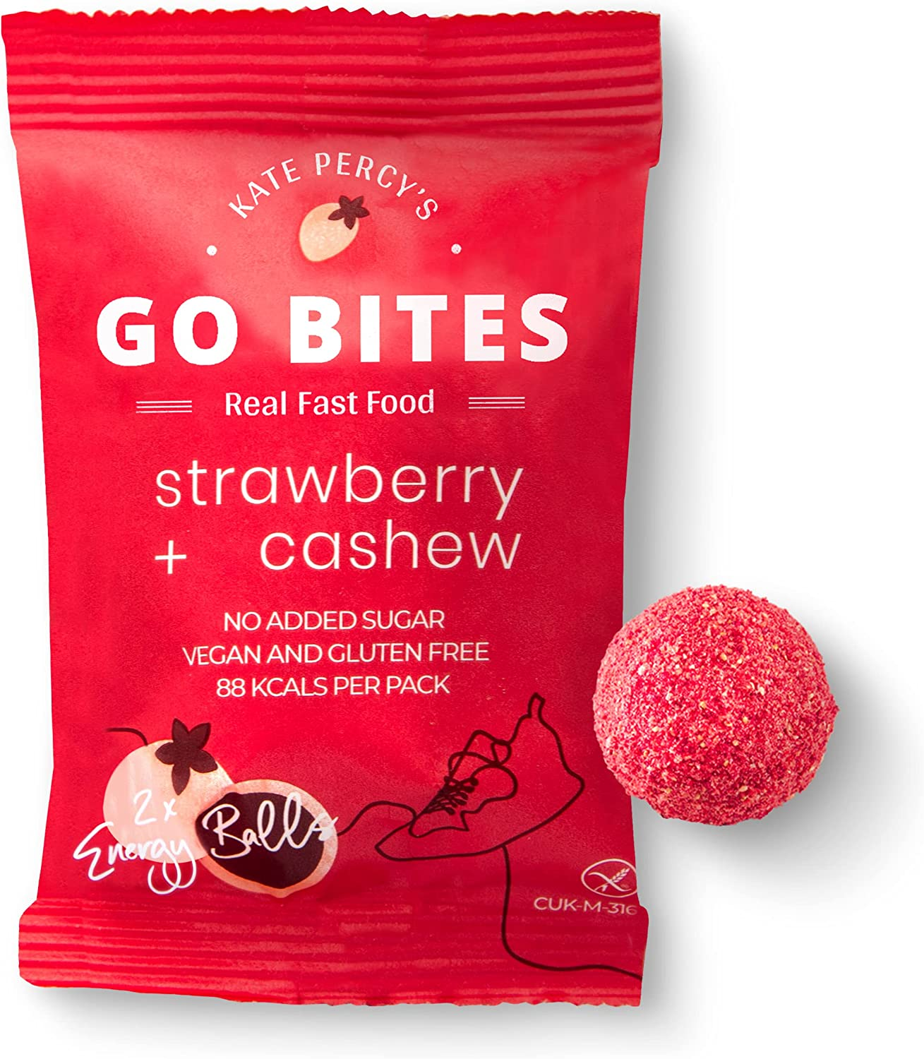 Kate Percy's GO BITES® Strawberry + Cashew