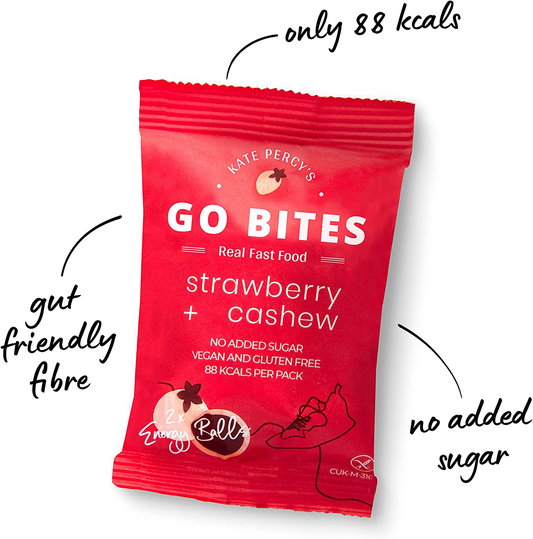 Kate Percy's GO BITES® Strawberry + Cashew