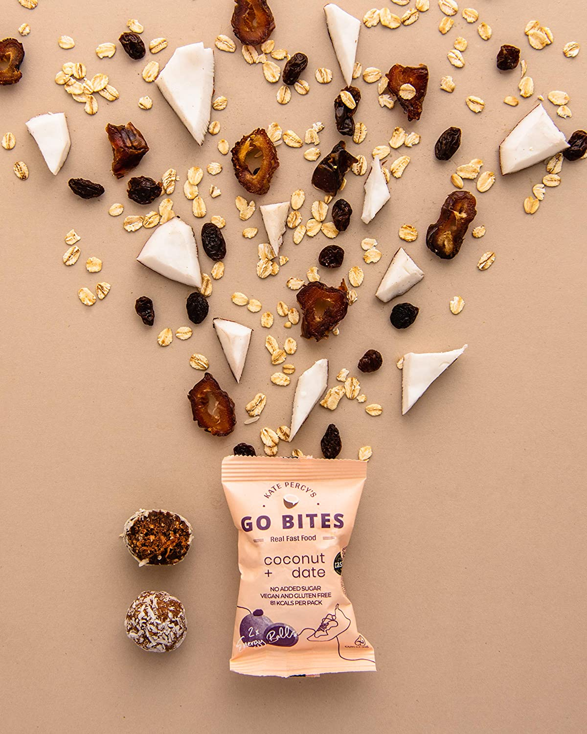 Kate Percy's GO BITES® Coconut + Date