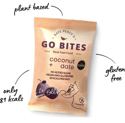Kate Percy's GO BITES® Coconut + Date